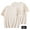 Beige, variant on Women's 2 Pieces Summer Solid Color Short Sleeves Top Set Round Neck Loose Breathable Tees Shirts S-2XL