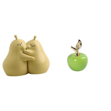 2 Pieces Statue Decorative Bookends Ceramic Figurine Durable Porcelain for Living Room Study Bedroom Shelf