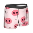 thumbnail image 3 of Disketp Pig Noses Men'S Boxer Briefs,Soft And Breathable Cotton Underwear With Comfortflex Waistband, 3 of 8