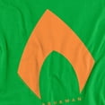 thumbnail image 2 of Justice League Movie Aquaman Solid Color Kids T Shirt (Small) for Youth Toddler Boys and Girls, Kelly Green, 2 of 5
