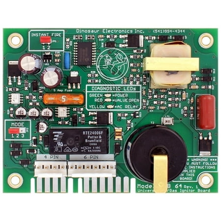 

Dinosaur Electronics-Dinosaur Electric UIB64 Ignition Control Circuit Board For Atwood AC/Gas Water Heaters