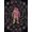 Magenta Lime Green, Pattern 17, variant on ODIKA 8'x10' Washable Area Rug Non-Shedding, Easy Care, Astronaut Galaxy Star Design With Cosmic Nebula Border Space Flowing Dynamic for King Size Bedroom Under Bed, Master Suite