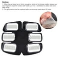 thumbnail image 3 of Yirtree 6/12/20/30Pcs Pads Abs Trainer Replacement Gel Sheet for EMS AB Trainer, Waist Trimmer Belt, Toner Body Muscle Trainer Abdominal Muscle Toner Hydrogel Pad Exercise Gel Training Patches, 3 of 8