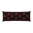 thumbnail image 2 of Lsque Red Snake Body Pillow Case Cover,Ultra-Soft Microfiber Bed Pillow Cases 20x54 inches,Elegant Bedding,Breathable Durable Pillow Cover with Envelope Closure, 2 of 8