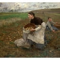 thumbnail image 3 of Jules Bastien-Lepage 21x20 Black Modern Framed Museum Art Print Titled - October, 3 of 5