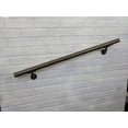 thumbnail image 5 of Aluminum Handrail Direct OHR Handrail Section with Mounts (10' Length,Bronze Sand) USA Made, 5 of 5