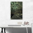 thumbnail image 2 of ARTCANVAS November 1879 Canvas Art Print by John Atkinson Grimshaw - Size: 26" x 18" (1.50" Deep), 2 of 9