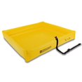 thumbnail image 2 of 2nd Containment - Folding Foam Wall Berm - 5’ x 5’ - Yellow PVC - MADE IN U.S.A, 2 of 4