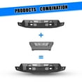 thumbnail image 5 of 2Pcs/set Body 、 Side Wing+Skid Plate for 2022-2025 Chevrolet Silverado 1500（exclude ZR2），Heavy Duty Steel Modular 2 IN 1 Design, 5 of 10