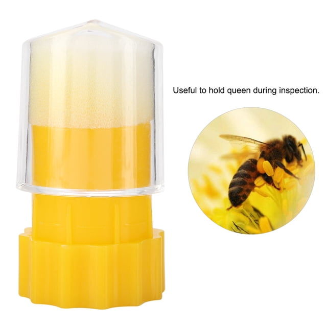 Equipo de apicultura, marcador de abeja reina, jaula para marcar abejas reinas, botella, marcador de abeja reina resistente y duradero