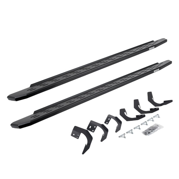Go Rhino 69620687PC RB30 Running Boards with Mounting Bracket Kit For Ram 15-18 1500, Ram 19-23 1500 Classic (Crew Cab Pickup)
