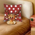 thumbnail image 6 of Floleo Christmas Pillow Covers Decoration, 18x18 inch Buffalo Plaid Farmhouse Red Christmas Winter Throw Pillows, Cushion Case Couch Decor for Christmas Home Outdoor Decorations, 6 of 6