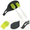 thumbnail image 2 of MasteelfCA 1pc Kitchen Tools Silicone Heat Resistant Spoon Rest Stand Holder Fork Mat + 2pcs Pastry Brush Silicone Basting Brush BBQ Brush for Grill Cooking Baking Barbecue (Random Color), 2 of 7
