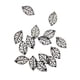 thumbnail image 4 of 100 piezas de dijes de hojas de árbol perforadas para hacer joyas, decoración del hogar, color negro azabache, 4 of 6