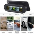 thumbnail image 2 of Car Tire Pressure Monitoring System Solar TPMS Tire Pressure Sensor Fuel Save Security Alarm Tire Pressure Control System, 2 of 9