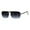 Gunmetal Smoke, variant on Mens Rectangular Rimless Powered Reading Sunreader Sunglasses 3.0 Gold Smoke