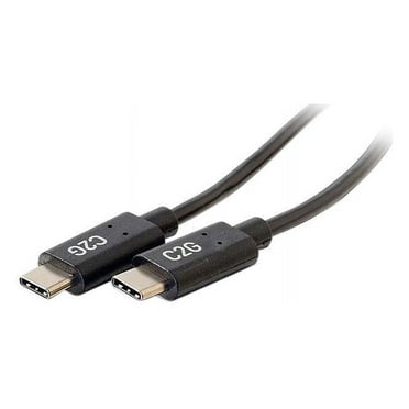 C2G 28826 USB-C Cable - USB-C 2.0 Male to Male Cable (3A Charging) (6 Feet, 1.82 Meters)