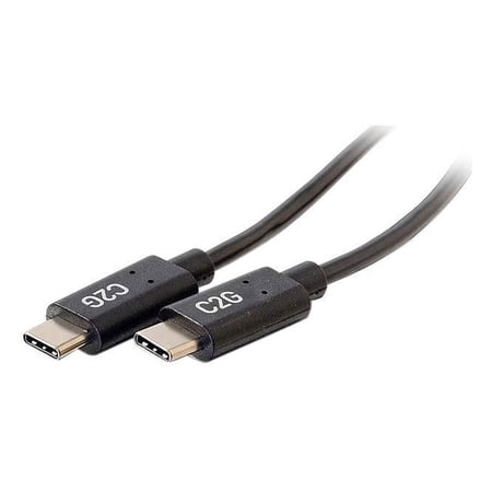UPC: 0757120288268 | C2G 28826 USB-C Cable – USB-C 2.0 Male to Male Cable (3A Charging) (6 Feet  1.82 Meters)
