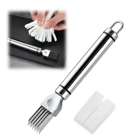 

Clearance! Lssam Retractable Box Cutter Silk The Stainless Steel 2024 Upgrade Chopped Green Onion Shredder Manual Scallion Cutter Fruit Vegetable Onion Garlic Cutter Food Slicer Kitchen Gadge