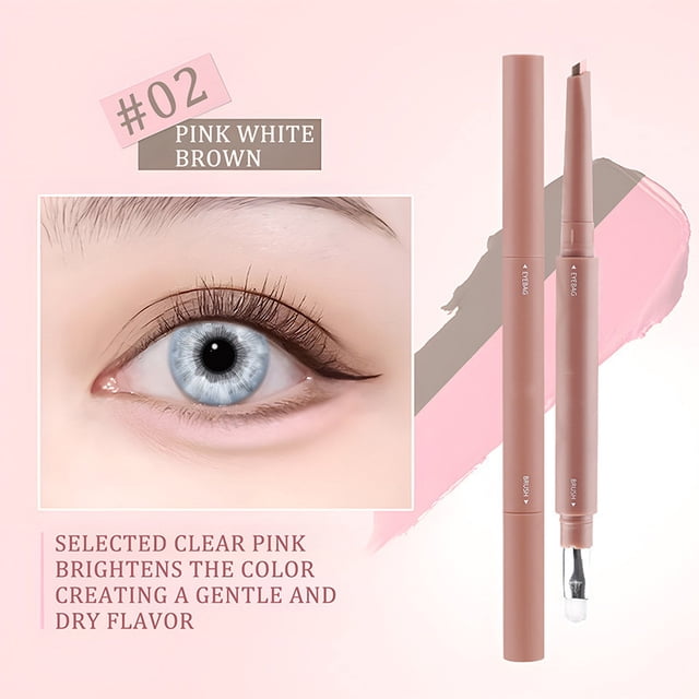 Pisexur Belleza Maquillaje Lápiz iluminador de maquillaje 2 en 1 Sleeping Silkwormpara mujeres y hombres