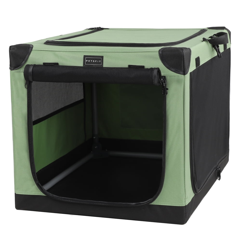 Petsfit Portable Soft Medium Dog Crate, Indoor and Outdoor Crate for