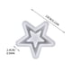 thumbnail image 4 of Moldes de estrellas navideñas, moldes de fundición, moldes navideños, moldes de velas de estrella, moldes para fundición, moldes de estrellas, moldes de fundición, 3 tamaños disponibles, 4 of 6