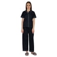 thumbnail image 1 of Inkmeso Ensemble de Pyjama en Coton pour Femmes, Manches Courtes Classiques, 2 Pcs, Chemise et Pyjama de Détente, 1 of 7
