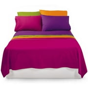 No Boundaries Neon Sheet Set, Pink