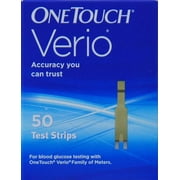 OneTouch Verio Blood Glucose Test Strips, 50 Ct