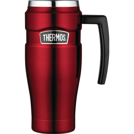 Thermos SK1000CRTRI4 Stainless King Mug, 16oz (cranberry (Best Coffee Thermos Mug)