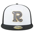 thumbnail image 2 of Men's-New Era  White/Black Rome Emperors Authentic Collection 59FIFTY Fitted Hat, 2 of 6