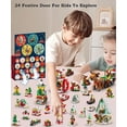 thumbnail image 4 of Advent Calendar Christmas Building Set , 24 Days Countdown Toys for Kids , 6 in 1 Christmas Elk Building Blocks Toy, 4 of 6