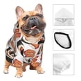 thumbnail image 3 of KLL Sushi Roll for Basic Dog Hoodie - Pet Hoodie Sweater with Leash Hole - Cute Dog Sweatshirt - Pet Clothes Hooded Sweatshirt for Dog & Cat -X-Small, 3 of 8