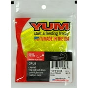 YUM Grub Soft Plastic 2 Chartreuse 18 Count