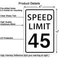 thumbnail image 2 of Speed Limit 3 Mph Mini Metal Street Sign Warning Traffic Road Street 12x16inch, 2 of 4