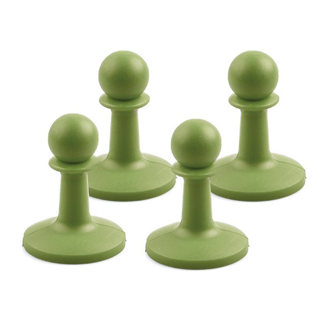 4pcs Outdoor TPR Protections Cap Camping Canopy Tent Canopy Cap Supporting Protections Hat Outdoor Canopy Poles Anti-thunder Support Rod Cover