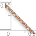 thumbnail image 4 of Solid 14K Rose Gold 1.6mm Diamond-cut Cable with Lobster Lock Chain - 22", 4 of 8