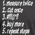 thumbnail image 3 of CafePress - Repeat Steps Dark T Shirt - Men's Classic Graphic Cotton T-Shirt, 3 of 4