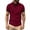 Wine, variant on StSilkitty Lightweight Golf Shirts for Mens Solid Color Short Sleeve Collared Buttons Athletic T-Shirt Beach Vacation Casual Tops