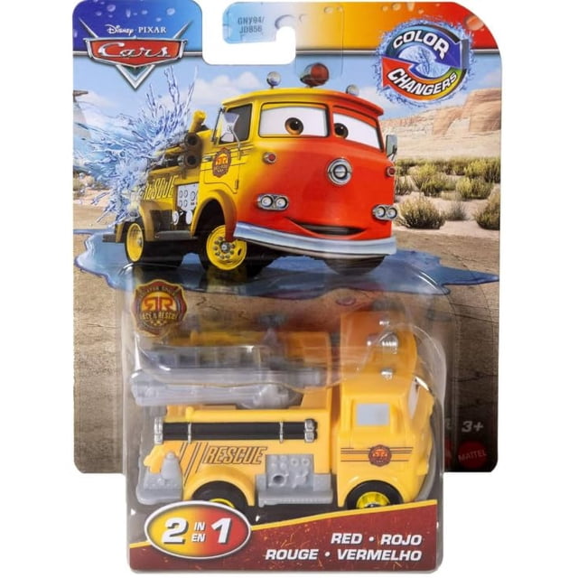 Toy Hot Wheels Cars, cambiadores de color, rojo, camión de bomberos fundido a presión
