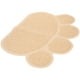 thumbnail image 2 of Alfombrilla antideslizante para gatos, alfombrilla con forma de pata para mascotas, perro, gato, cachorro, gatito, plato, tazón, comida, agua, mantel individual, 30 * 40 cm (rosa), 2 of 6