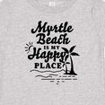 thumbnail image 4 of Inktastic Myrtle Beach is My Happy Place with Palm Trees Boys or Girls Baby T-Shirt, 4 of 5