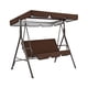 thumbnail image 1 of Cubierta para silla de columpio para jardín al aire libre, patio, silla de columpio, asiento y cubierta superior, toldo para sombrilla, café Methold HA005105-14, 1 of 6