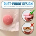 thumbnail image 3 of HMMAGNETS Magnetic Shower Curtain Weights with Rustproof Silicone Wrap, Pink, 4 Pairs, 3 of 10