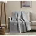 thumbnail image 1 of Social Standard by Sanctuary Solid Quilted Throw, Luxuriously Soft, Wrinkle Resistant, Easy Care, 1 of 1