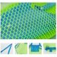 thumbnail image 3 of Bolsa de malla para juguetes de playa Red de almacenamiento para juguetes y toallas para guardar juguetes y arena 45 x 30 x 45 cm Malla verde y correas azules, 3 of 5