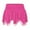 Hot Pink, variant on ANINEO Womens Lace Short Skirt Solid Color Low Waist Patchwork Flowy Ruffle Pleated Mini Skirts Streetwear Clothes