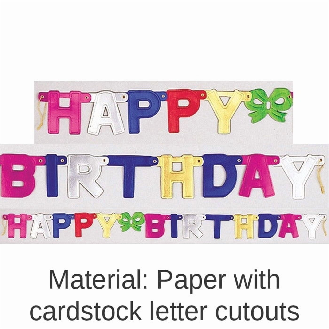 12/Case Bulk Happy Birthday Party Banners