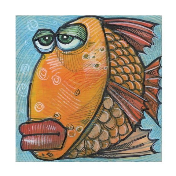 Tim Nyberg 'Fish 10 2019' Canvas Art
