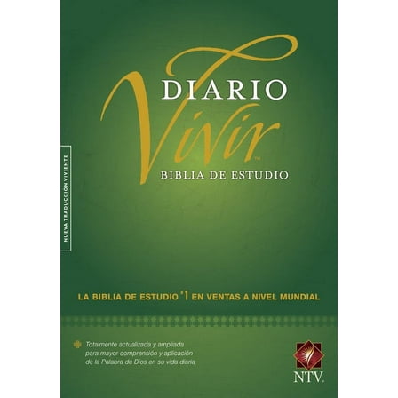 Biblia de Estudio del Diario Vivir-Ntv (Hardcover)
